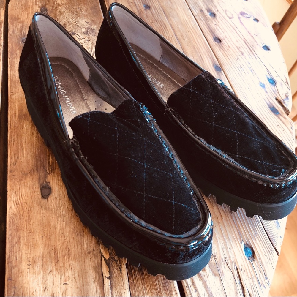 Donald Pliner Quilted Slides